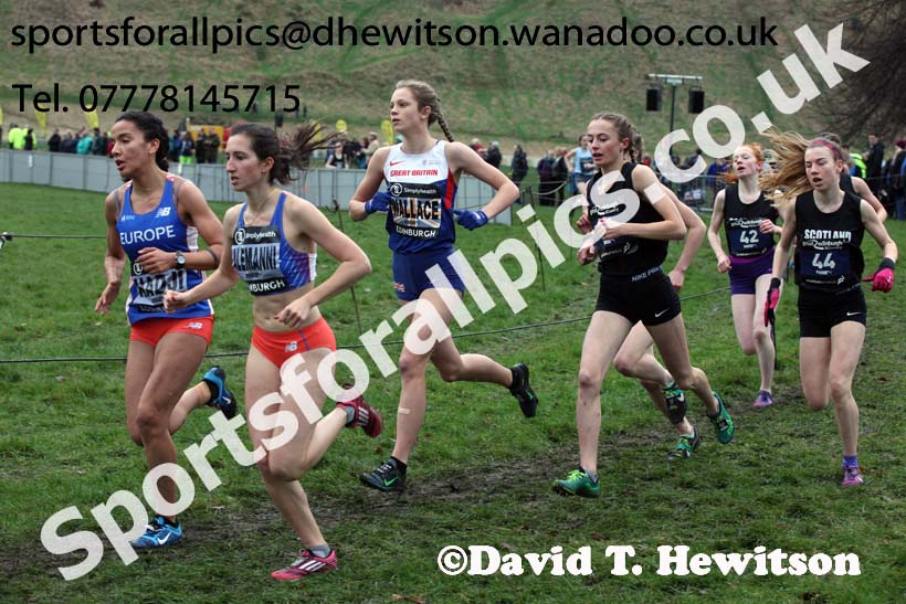 Junior womens Great Edinburgh Cross Country, 2017 Great Edinburgh Cross Country. Photo: David T. Hewitson/Sports for All PIcs